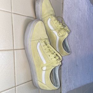 Light yellow vans